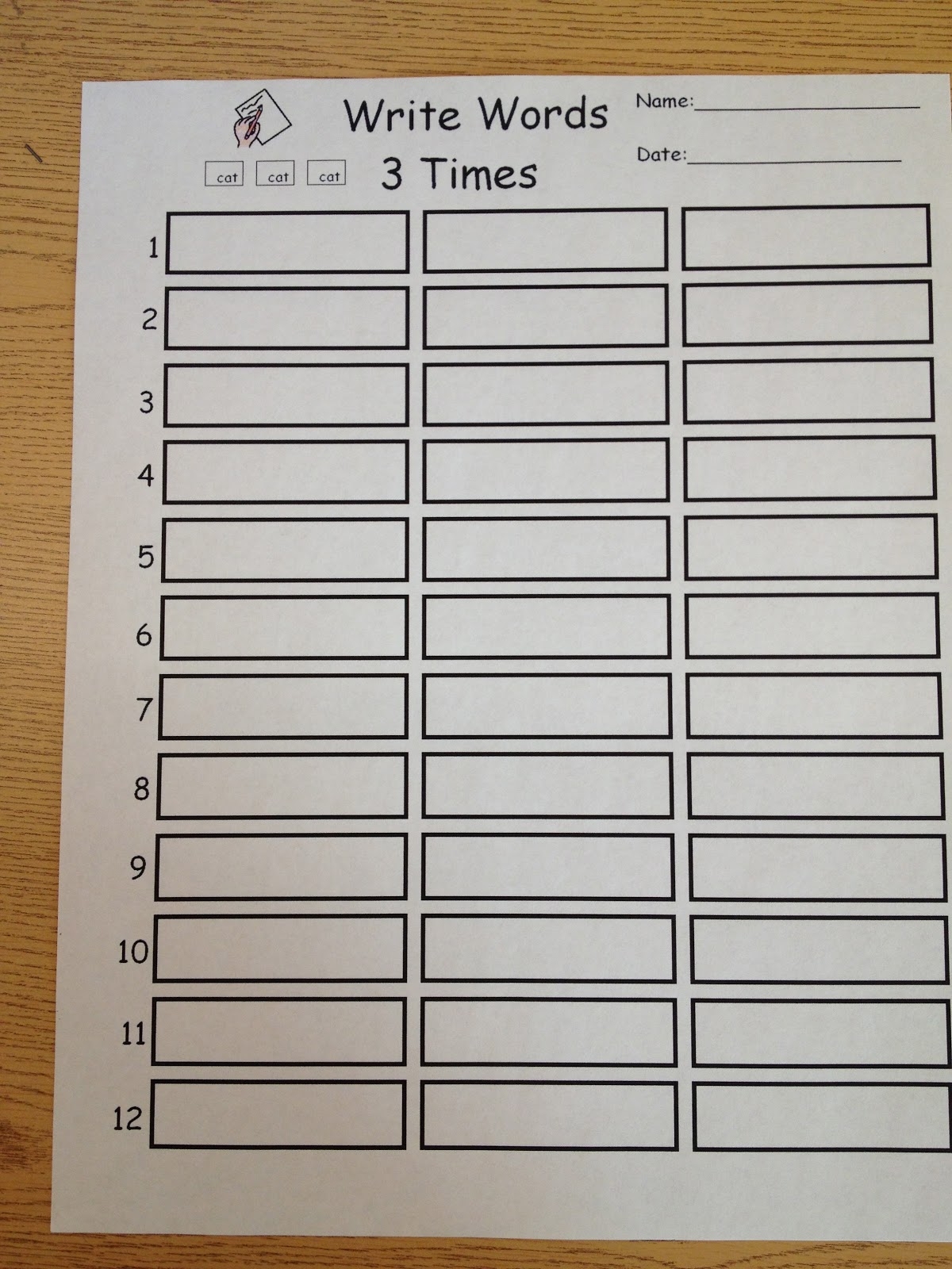 Autism Tank Spelling Worksheets