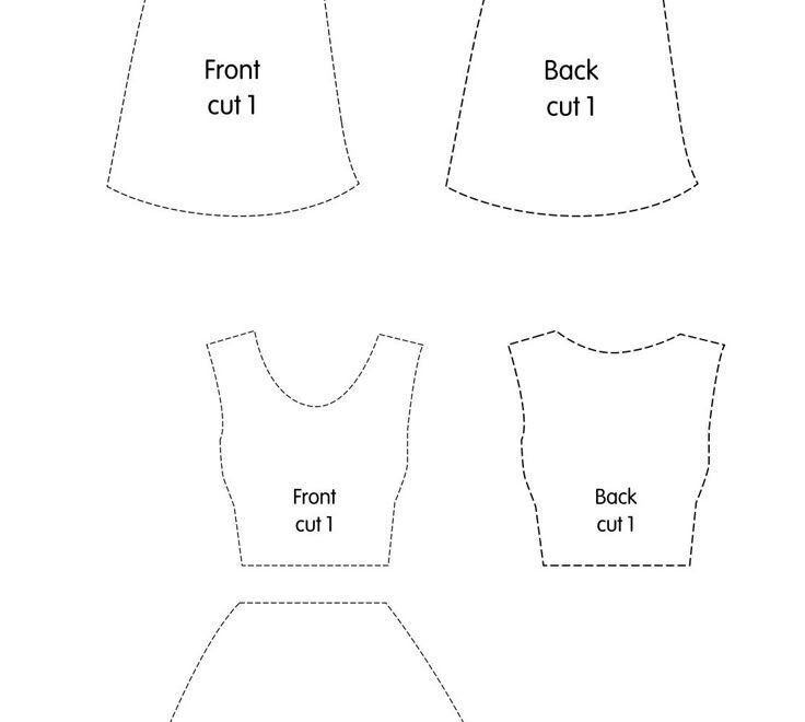 Barbie Clothes Templates 20 Free PDF Printables Printablee