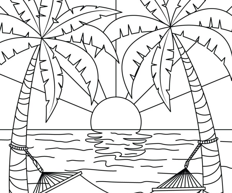 Beach Coloring Pages 25 FREE Pages Printabulls