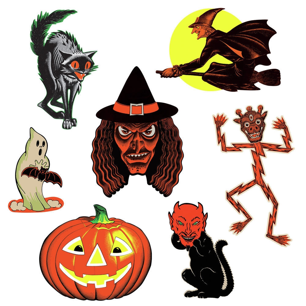 Beistle Halloween Vintage Decor Vintage Halloween Classic Cutouts Size 9 16 