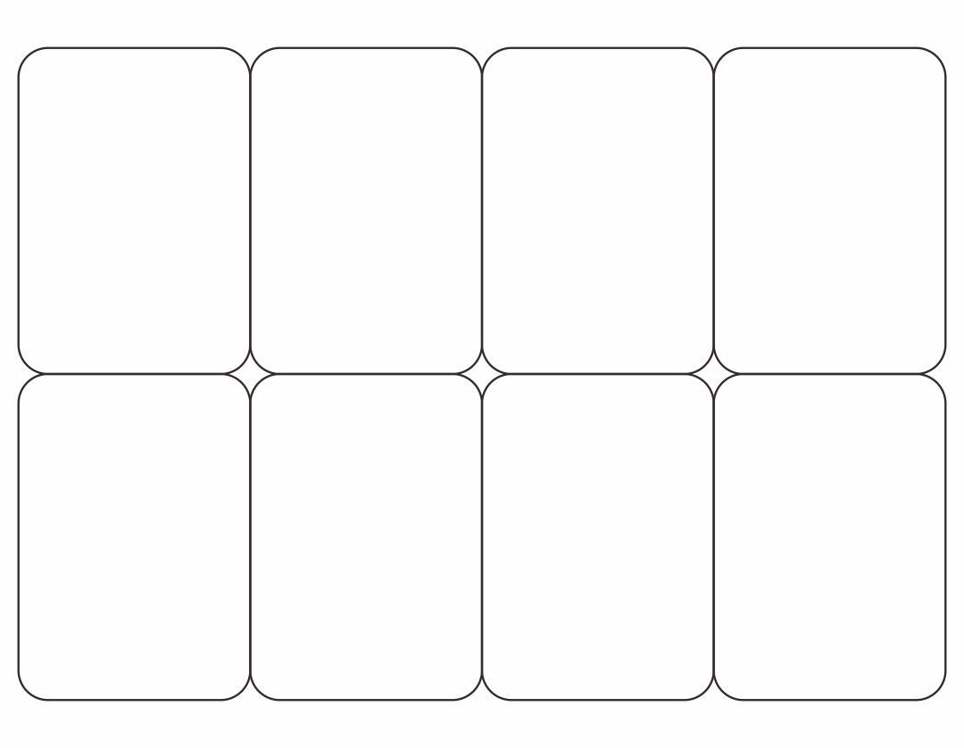 Printable Playing Card Template