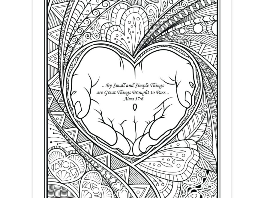 By Small And Simple Things Coloring Page Printable