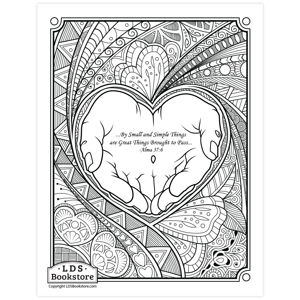 By Small And Simple Things Coloring Page Printable