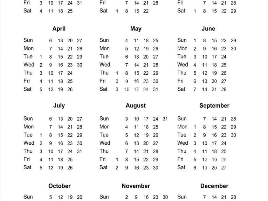 Calendar 2025 Printable Calendar For 2025 Sunday Start Minimalist Style Usual Wall Calendar Planner For Office Business Planner For 2025 Busine Stock Photo Alamy