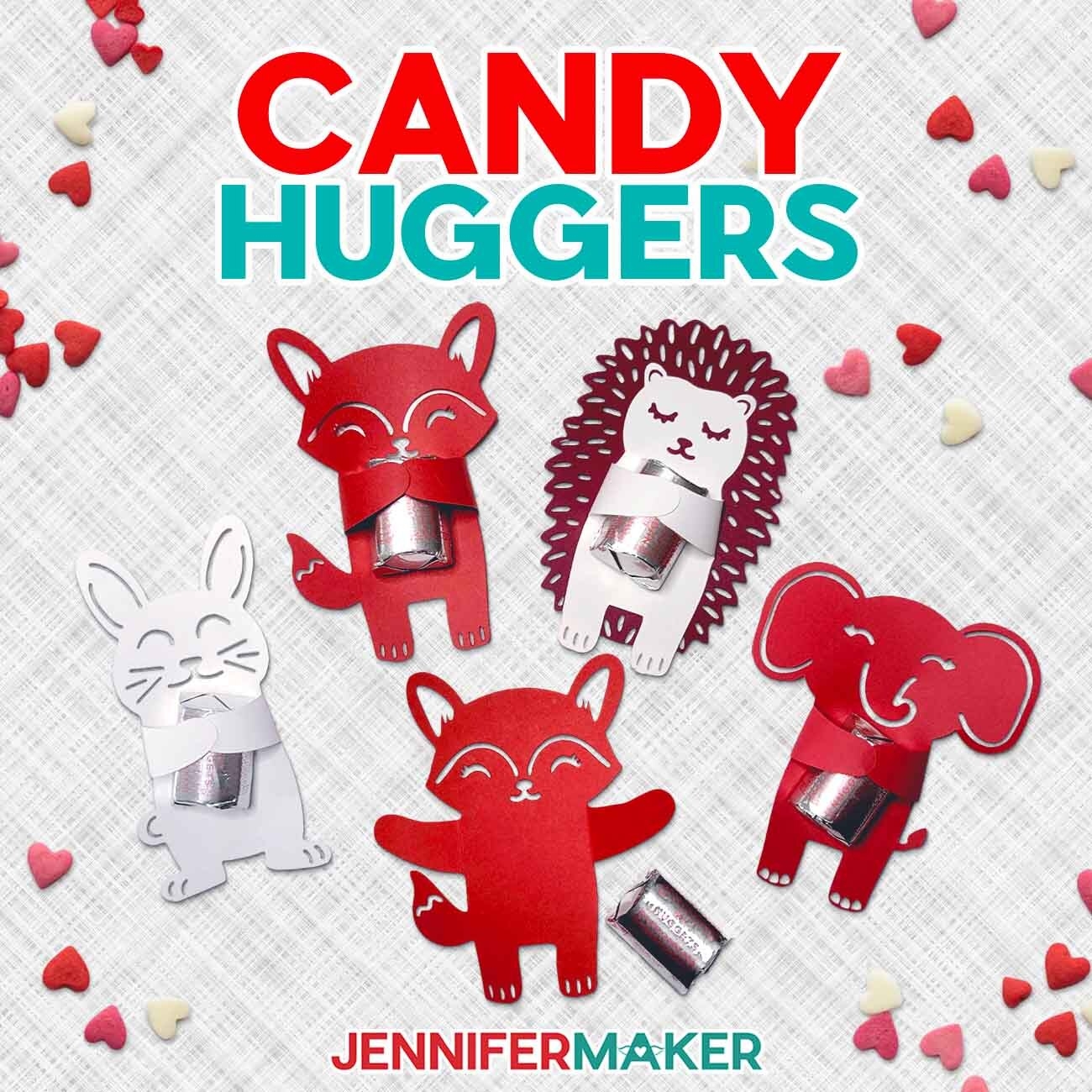 Candy Hugger Animal Template Free Printables