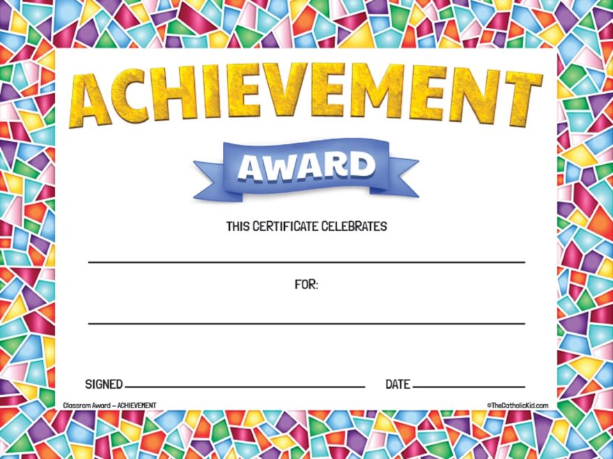Catholic Classroom Student Awards Certificates Download Pack TheCatholicKid
