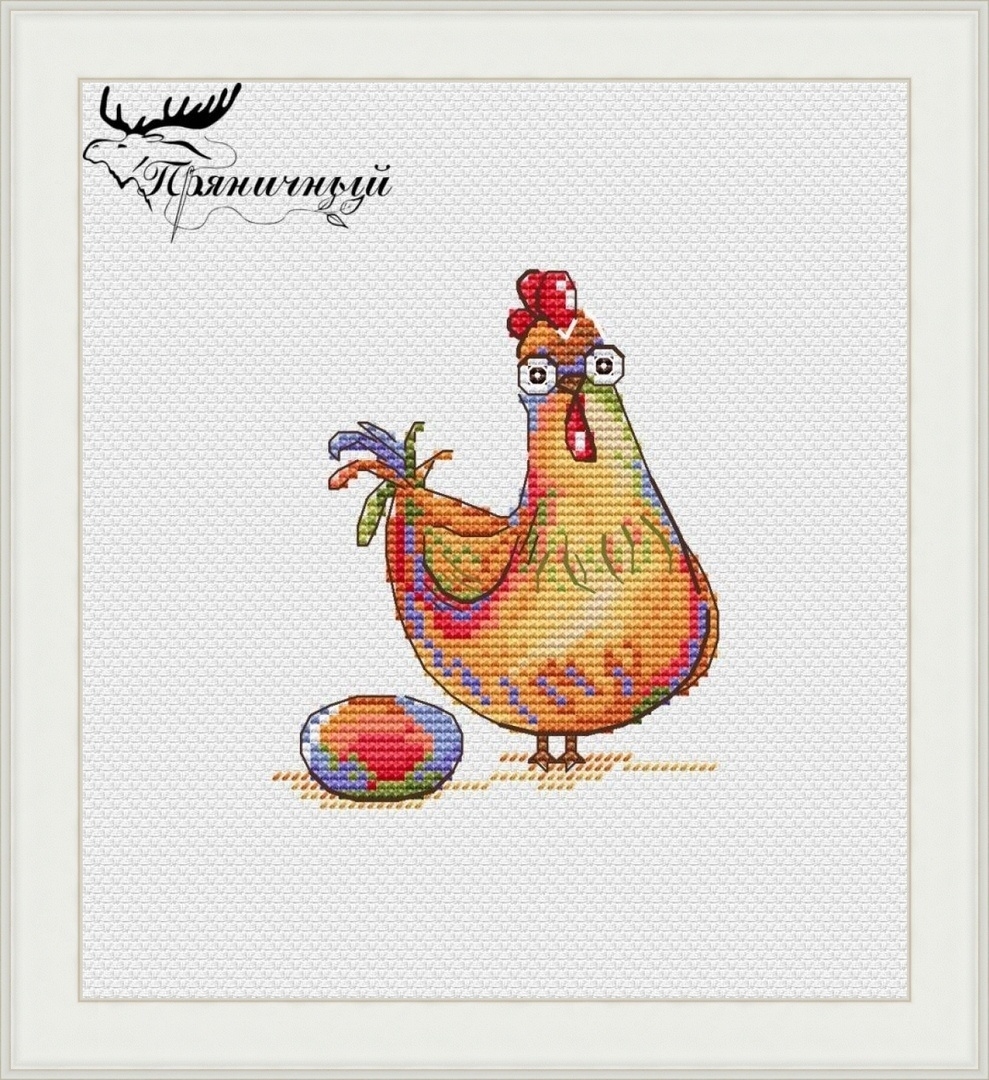 Chicken Cross Stitch Pattern Code KK 054 Karina Karry Buy Online On Mybobbin