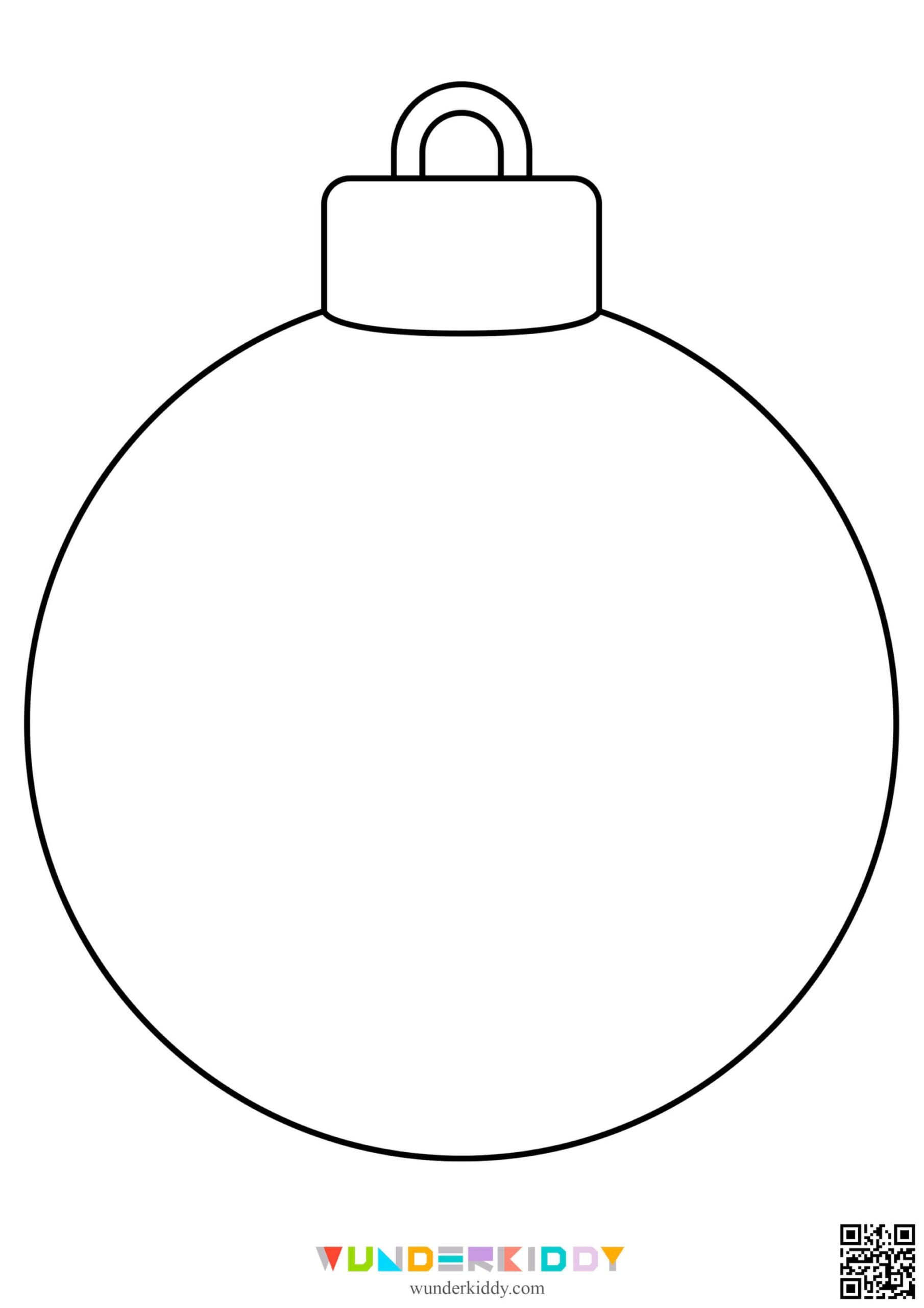 Printable Pattern Christmas Ornament Balls