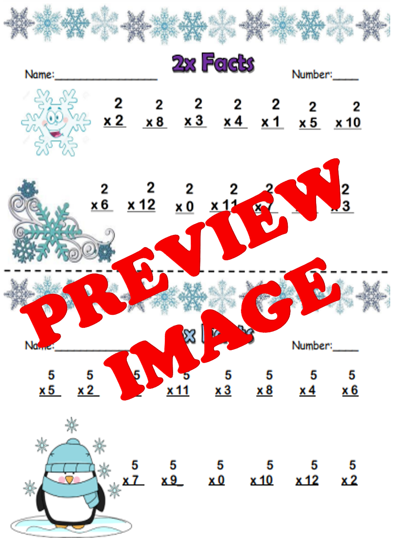 Christmas Math Multiplication Worksheets Made By Teachers
