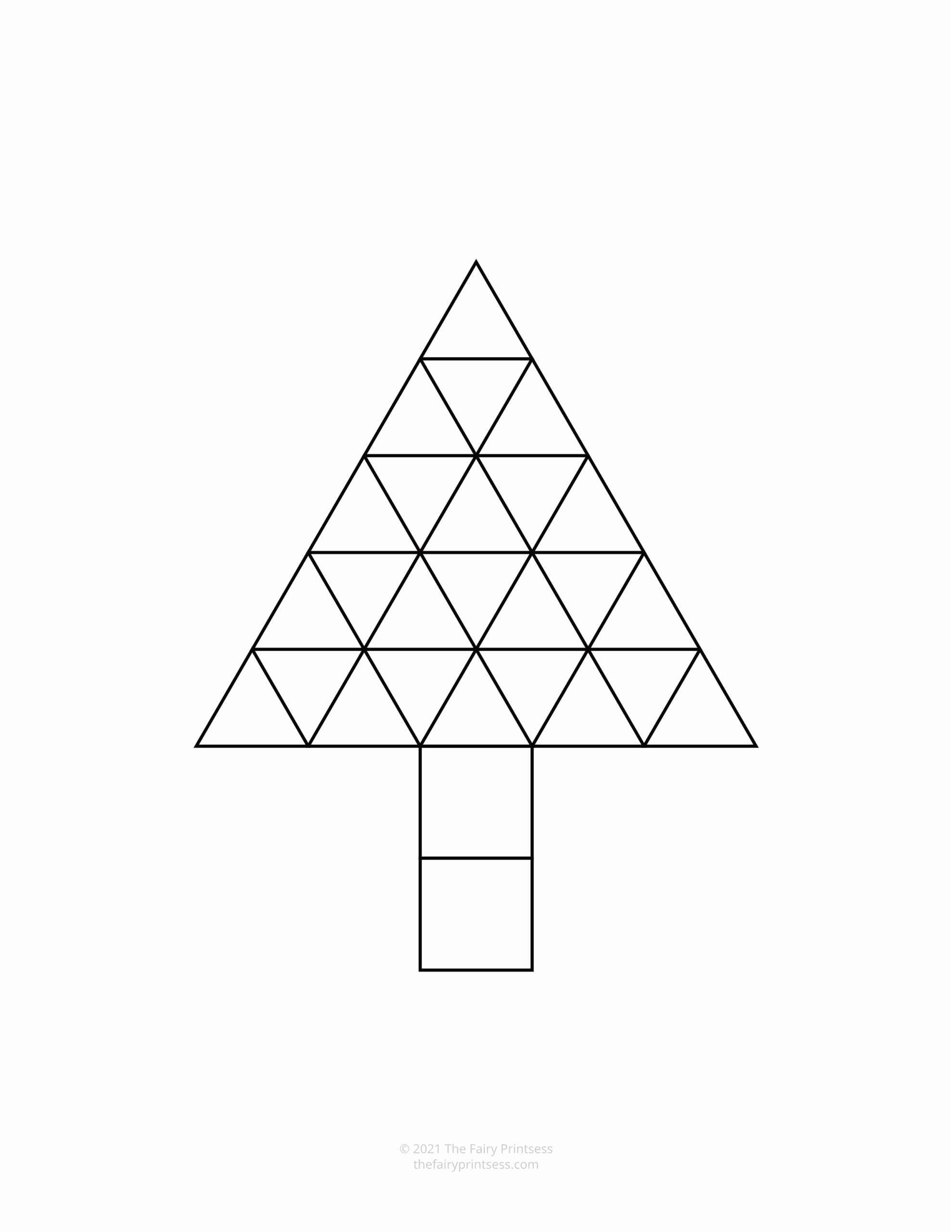Christmas Pattern Block Templates Free Printable Shape Mats