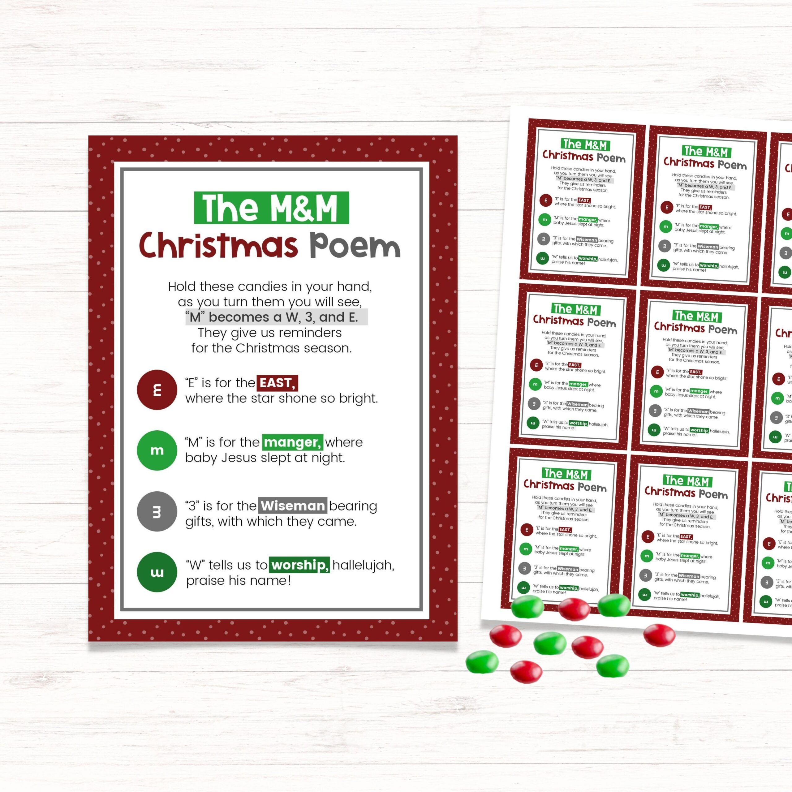 Free Printable Christmas Poems For Church