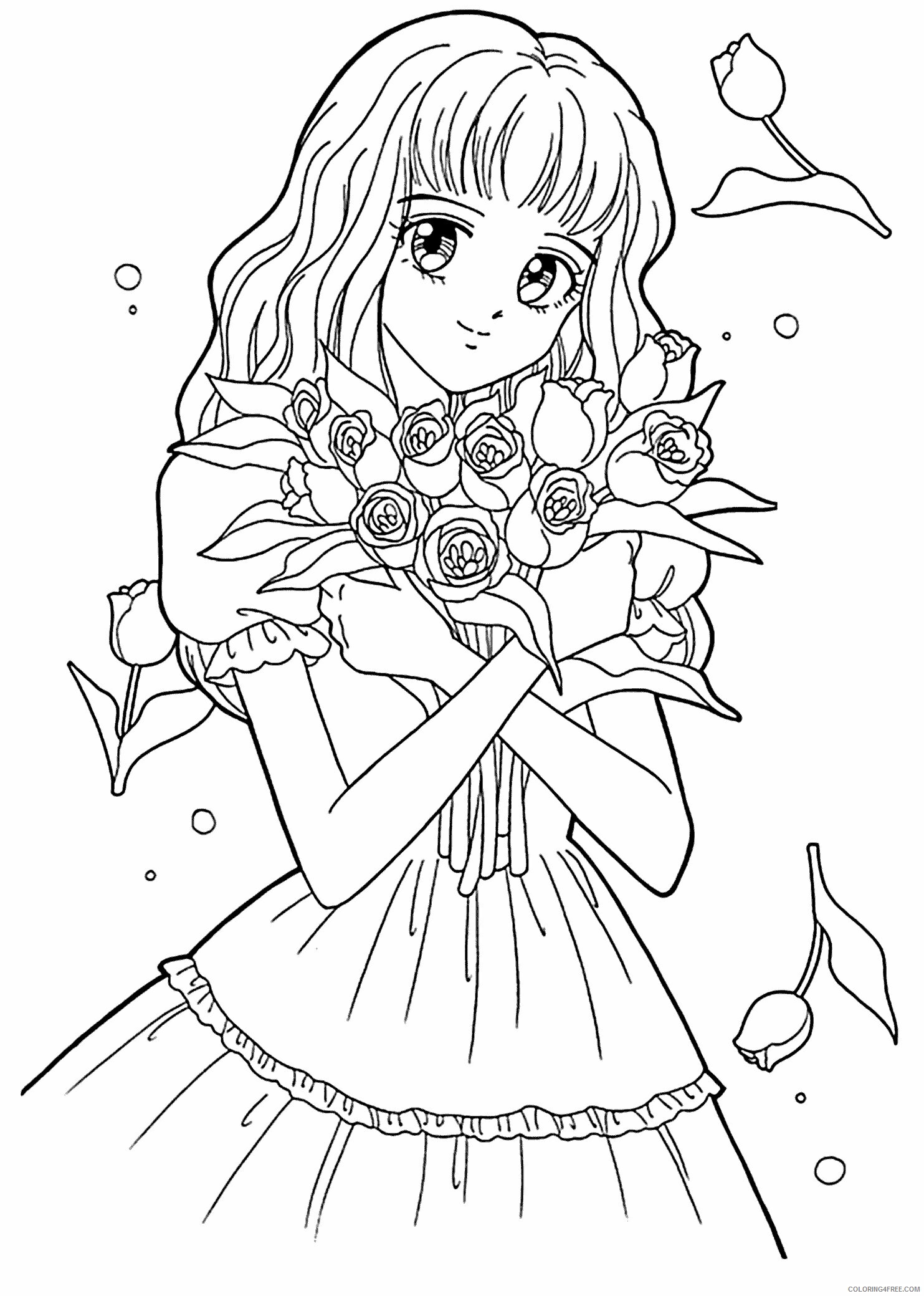 Printable Anime Coloring Pages