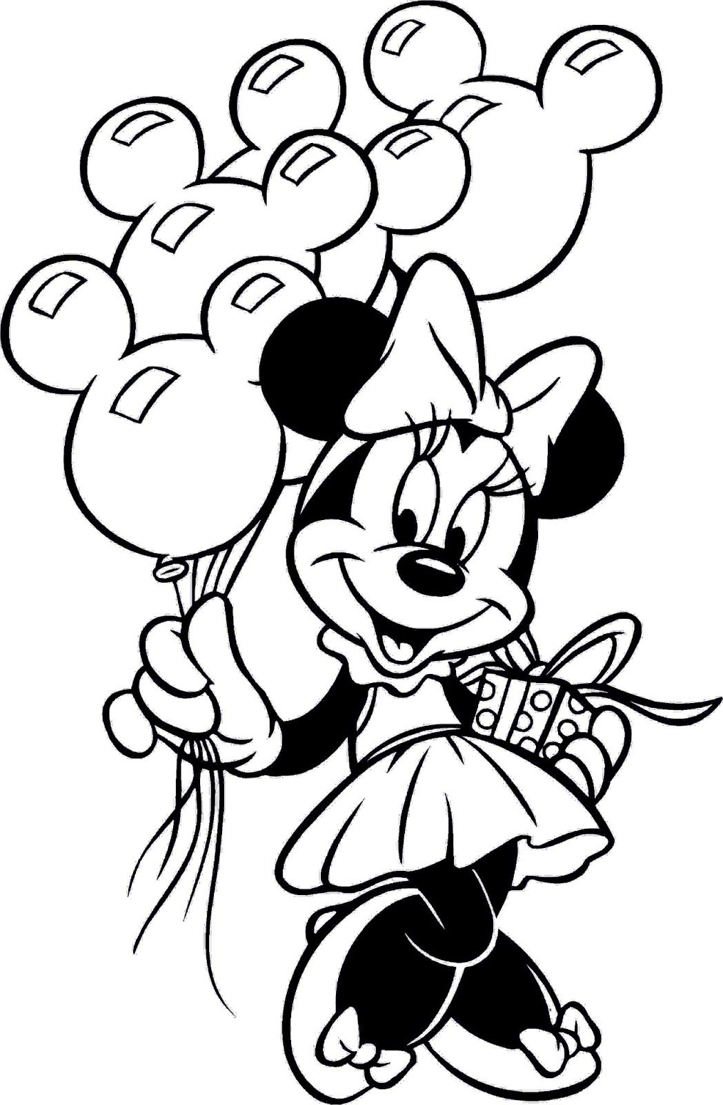 Free Printable Coloring Pages Of Minnie Mouse