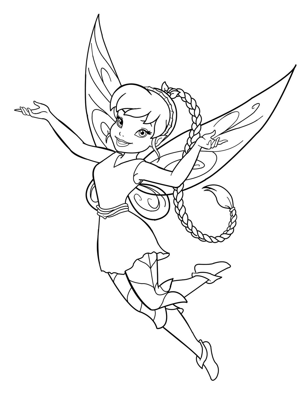 Fairies Coloring Pictures Free Printable