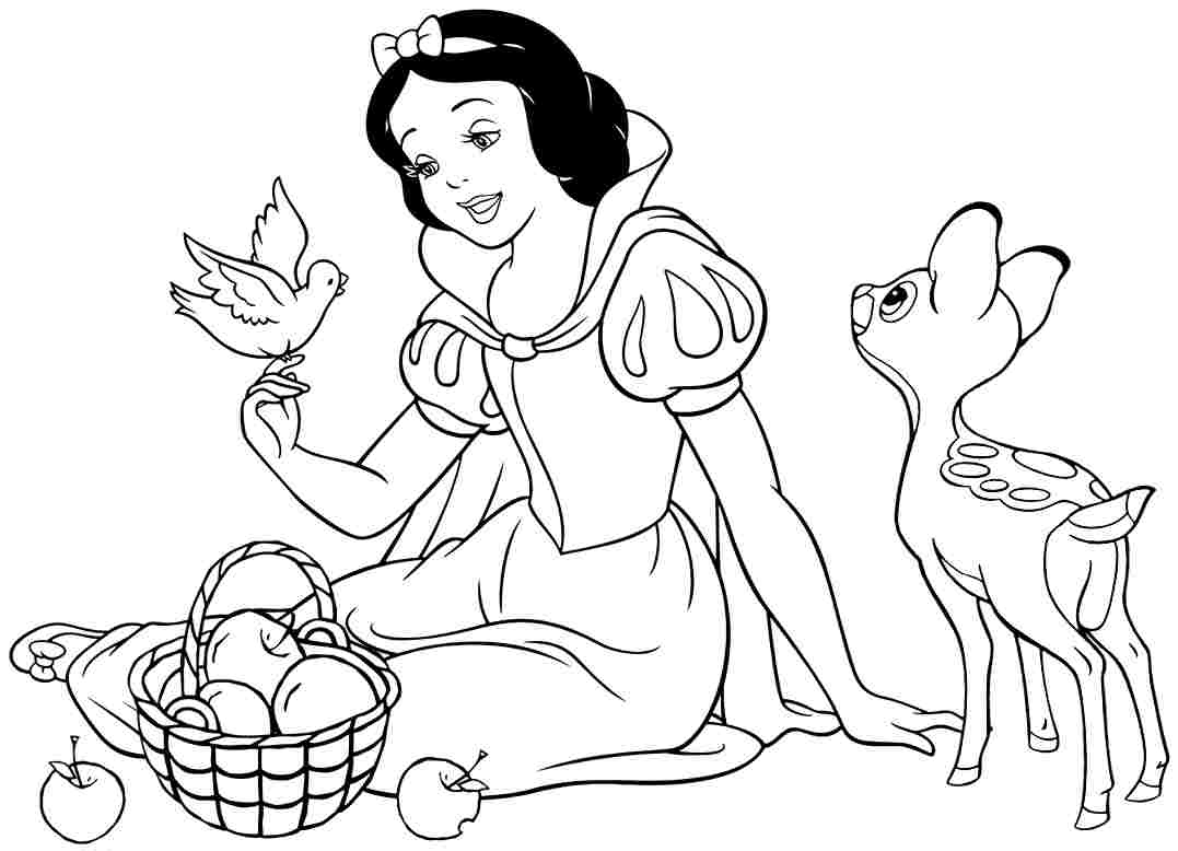 Coloring Pages Snow White Coloring Pages Best For Kids