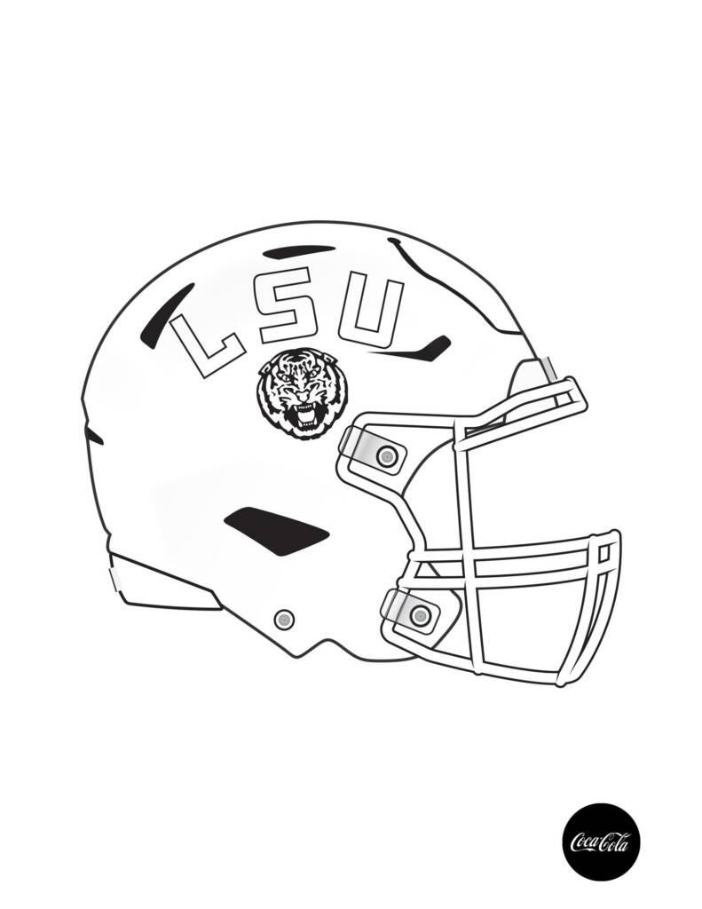 Coloring Sheets From LSU Athletics LSU