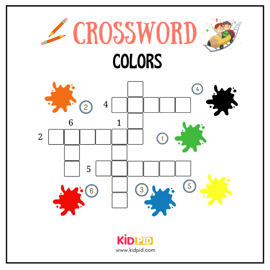 Printable 3rd Grade Crossword Puzzles