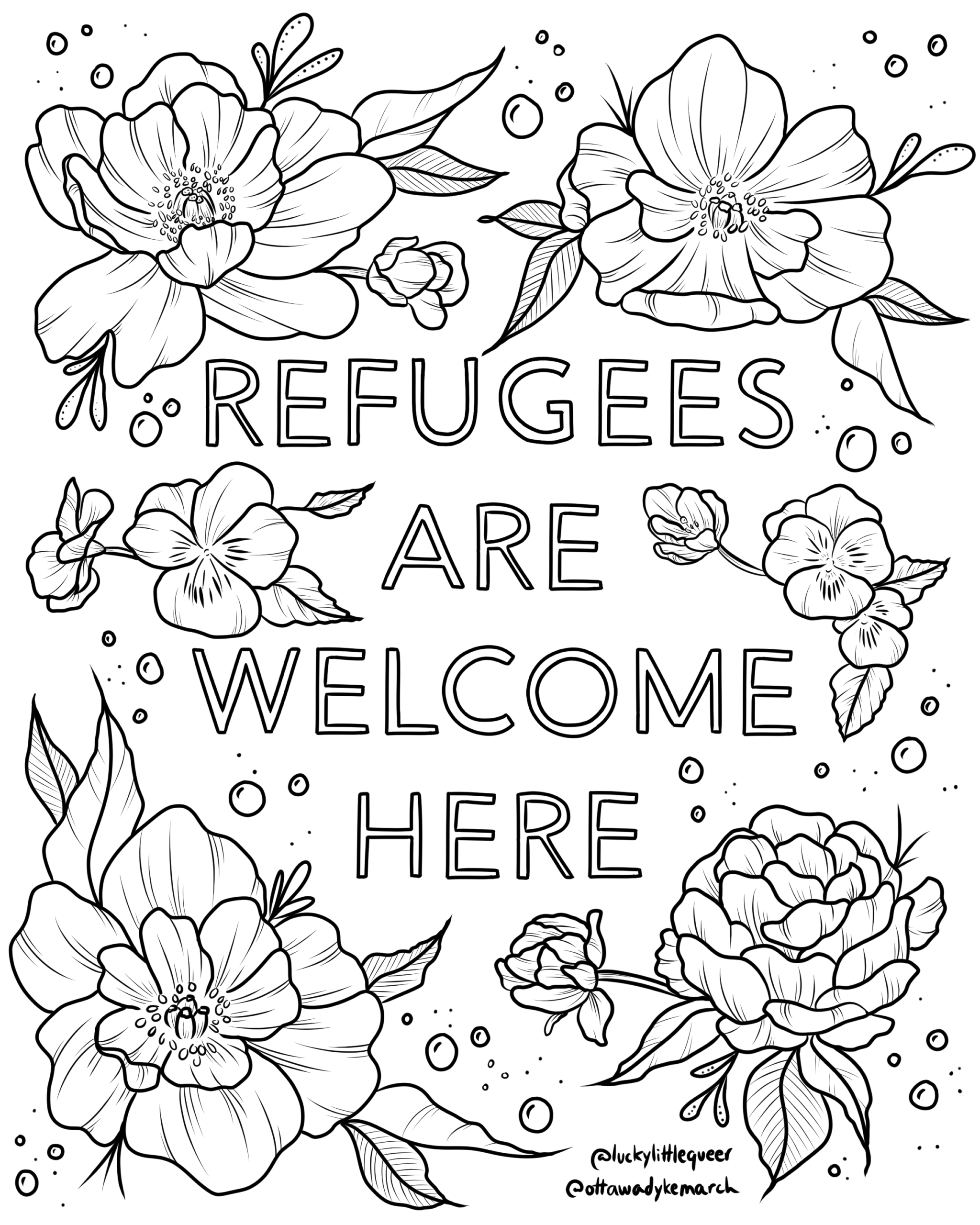 Colouring Pages Ottawa Dyke March La Marche Dyke D Ottawa