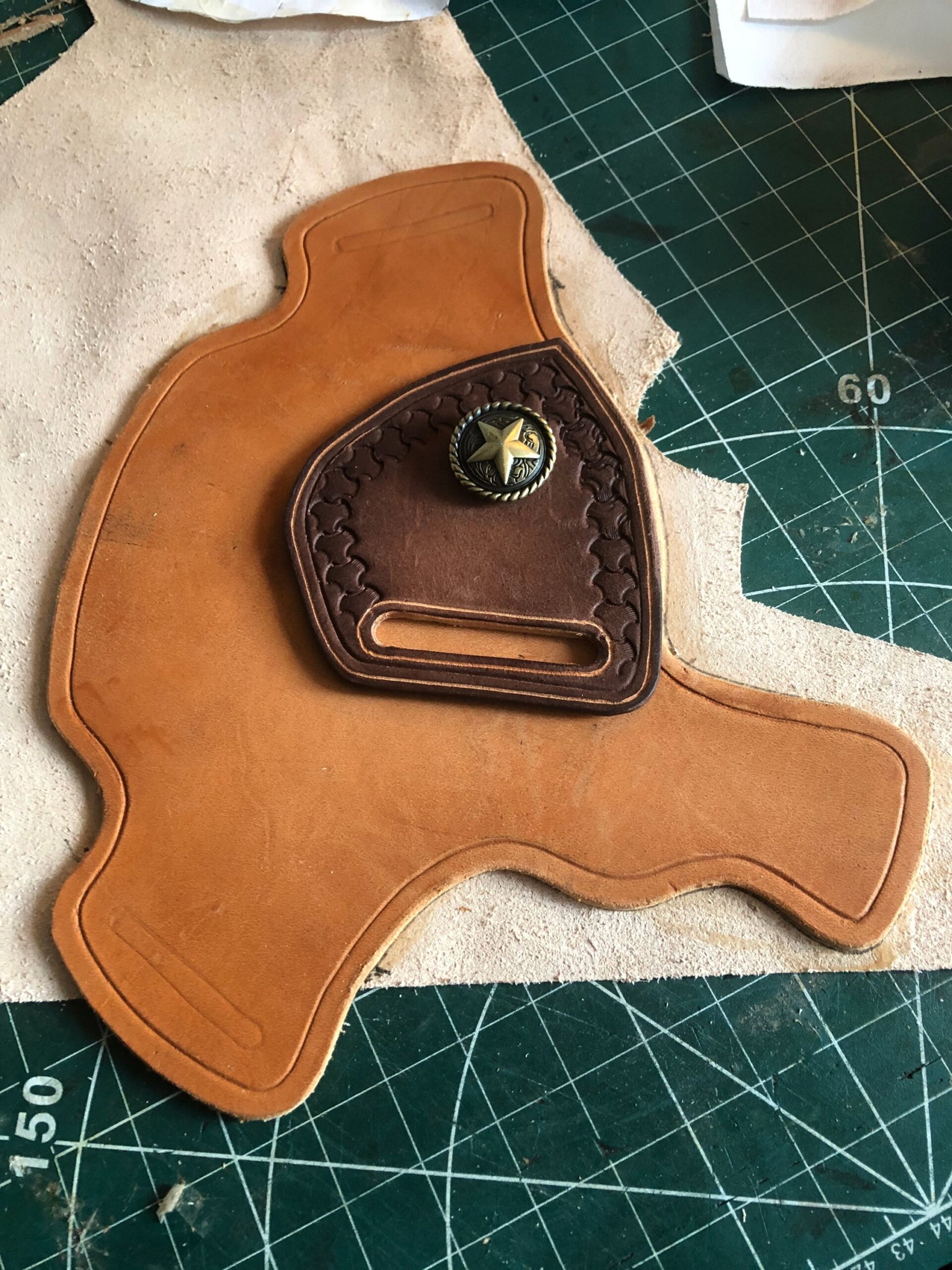 Colt 1911 Saddle Holster Pattern In Pdf Format Etsy