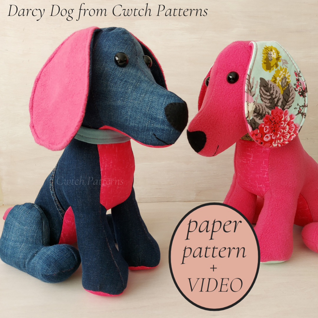Darcy Dog Sewing Pattern Paper Pattern Cwtch Patterns