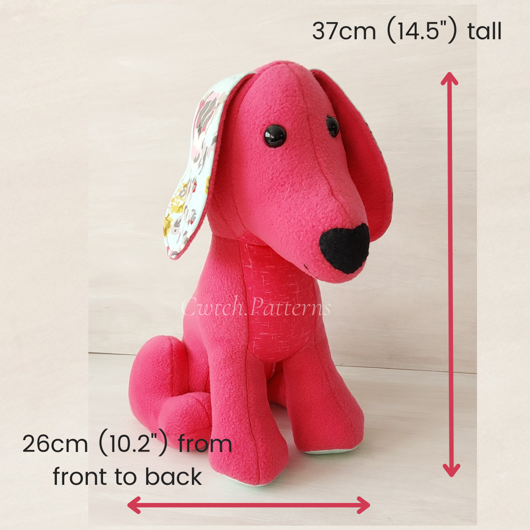 Darcy Dog Sewing Pattern Paper Pattern Cwtch Patterns