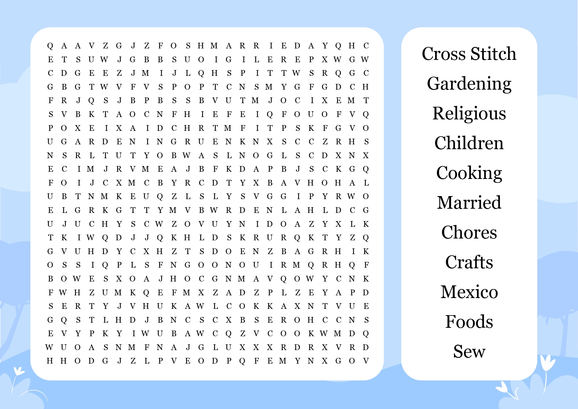 Free Printable Word Games For Dementia Patients