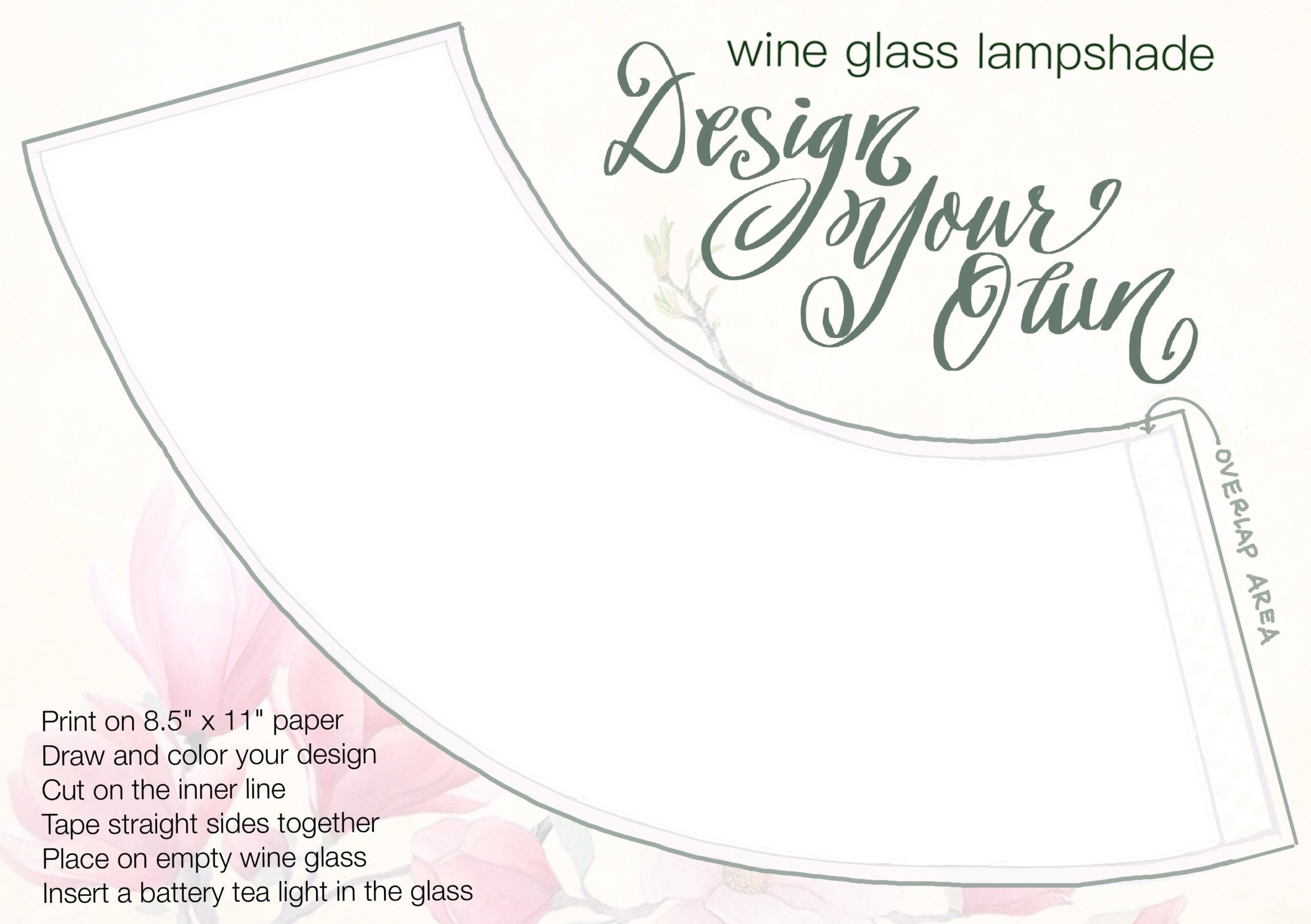Design And Print Your Own WEDDING Wine Glass Lampshades Etsy