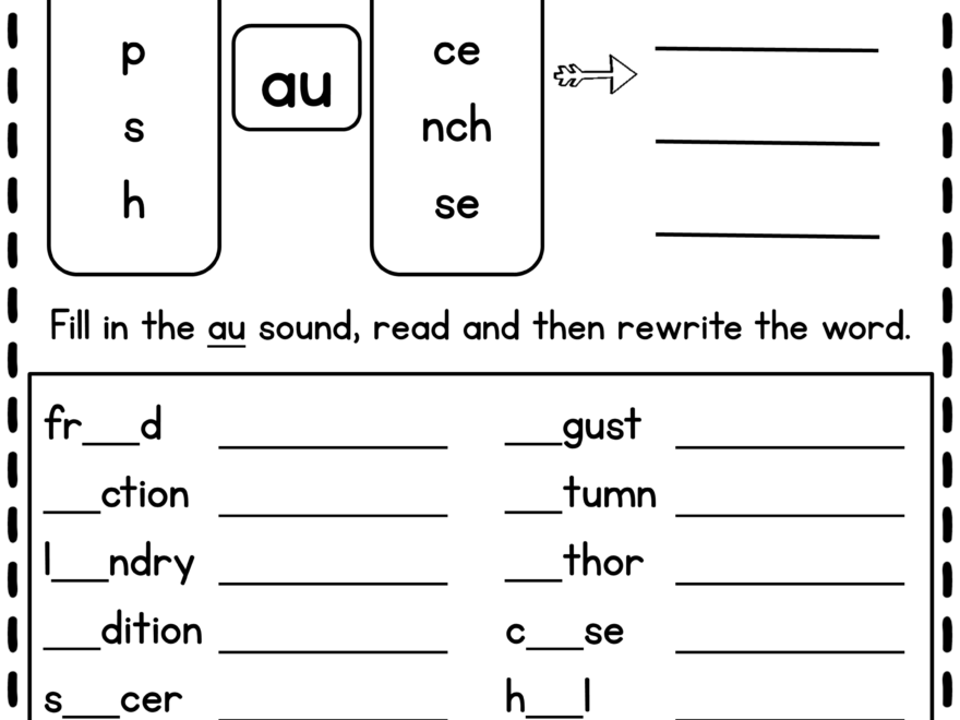 Diphthong Worksheet Freebie Made By Teachers