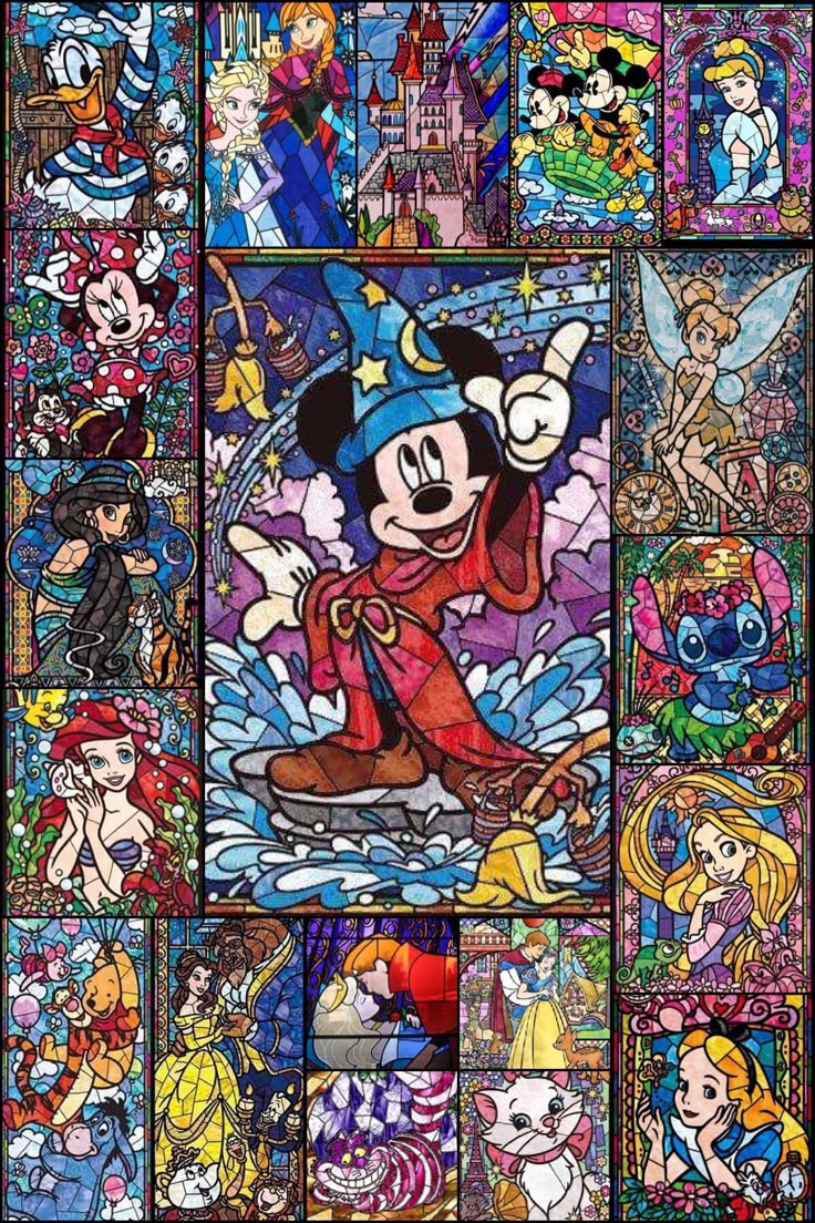 Free Printable Stained Glass Patterns Of Disney Priincesses