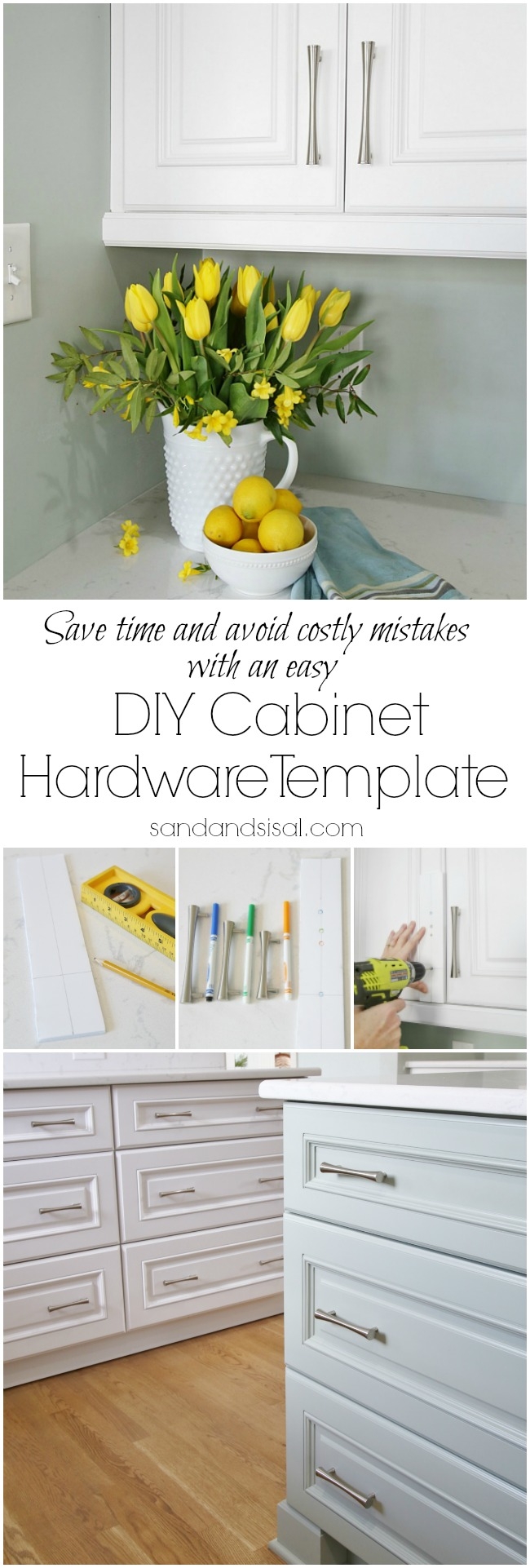 Printable Cabinet Pull Template