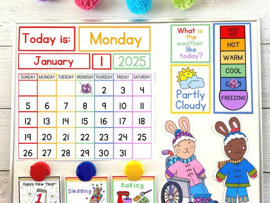 DIY Children s Calendar Free Calendar Printables In Multiple Languages