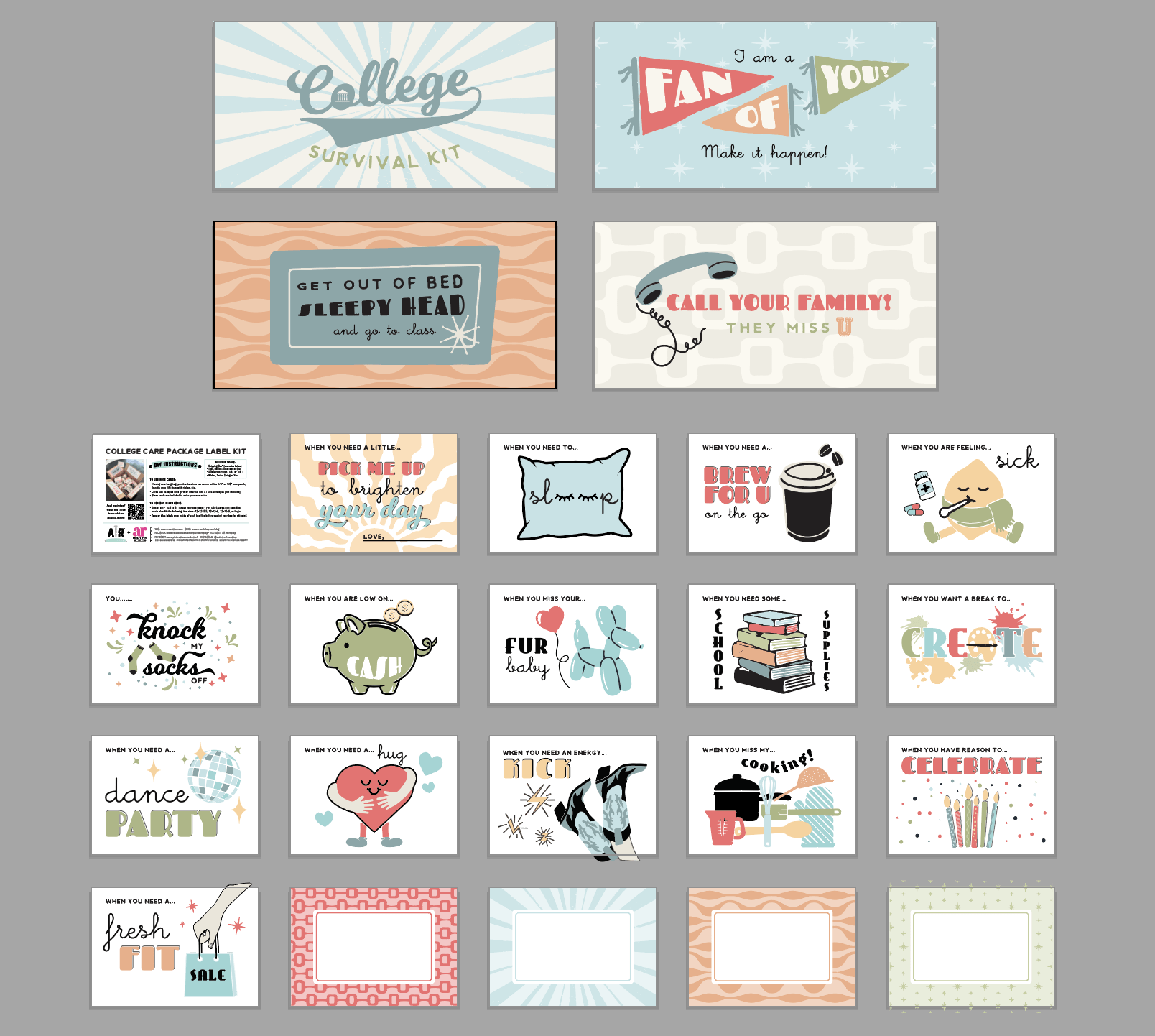 DIY College Care Package AR Workshop