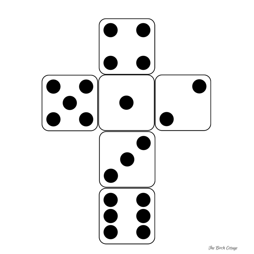 DIY Yard Dice With Free Printable Yahtzee Score Sheets The Birch Cottage