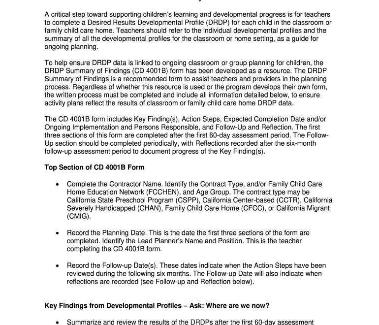 Drdp Summary Of Findings Fill Out Sign Online DocHub