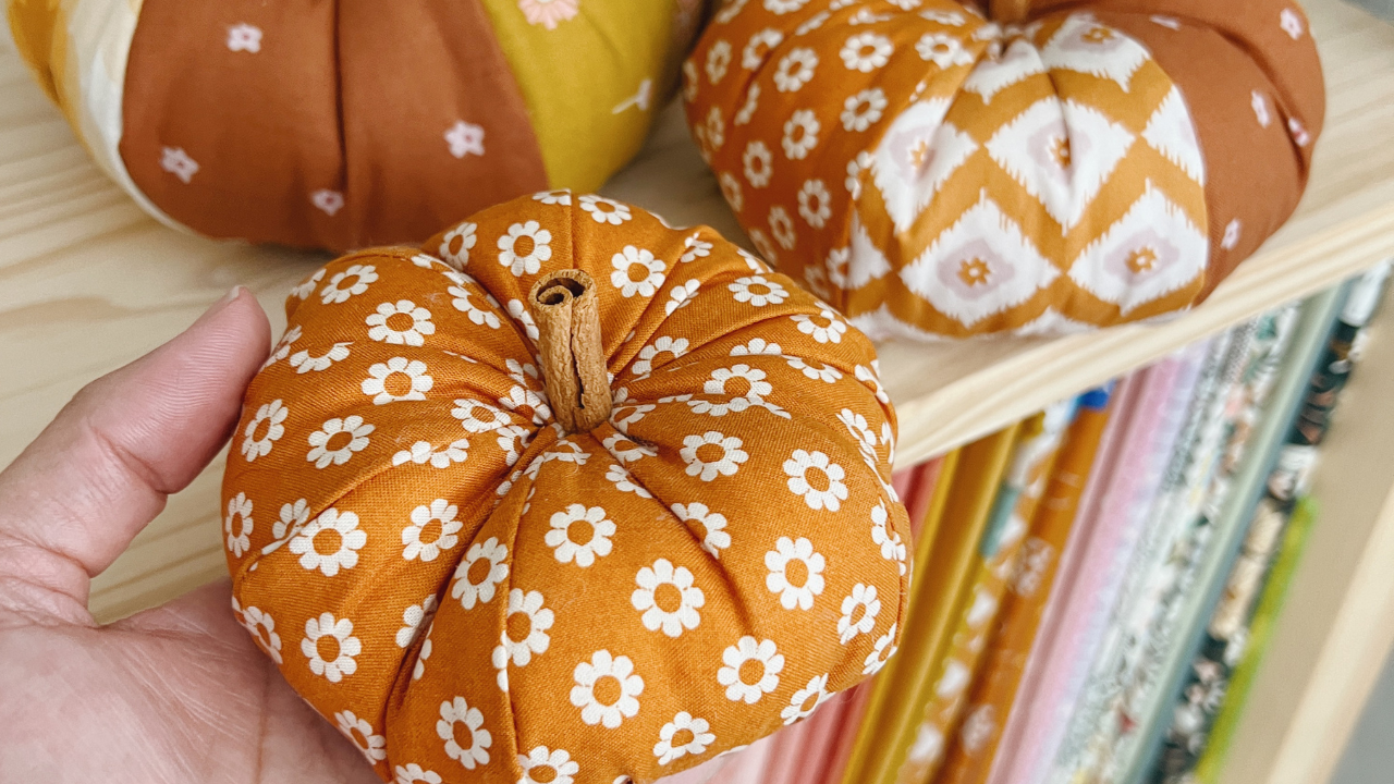 Easy DIY Fabric Pumpkins For Fall Decor STACEY LEE CREATIVE