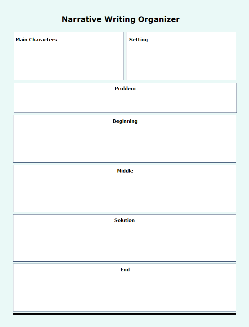 Free Printable High School Pre Writing Template