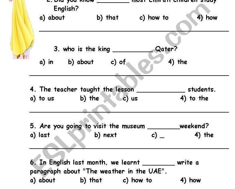 English Worksheets Revision Grammar Grade 8