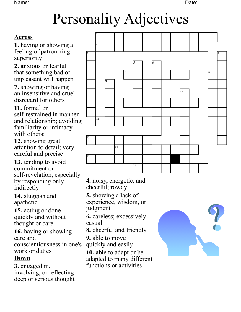 Ezra s Crossword Puzzle WordMint