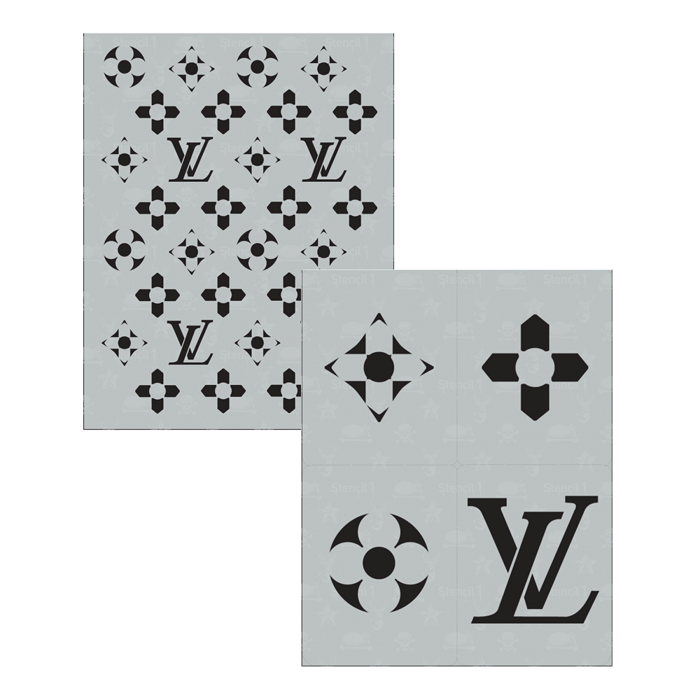 F Fashion Set 2 Stencils Stencil 1