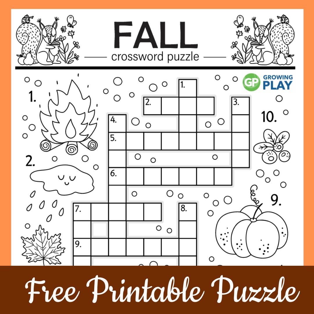 3rd Grade Crossword Puzzles Printable Free