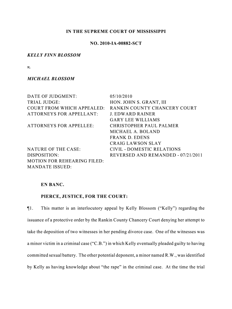 Fillable Online Printable No Fault Divorce Forms Mississippi Fax Email Print PdfFiller