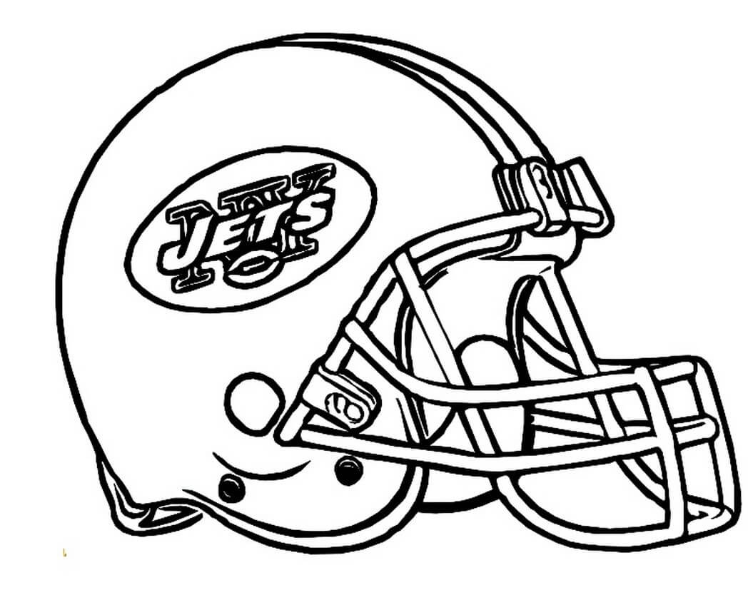 Free Printable College Football Helmet Coloring Pages