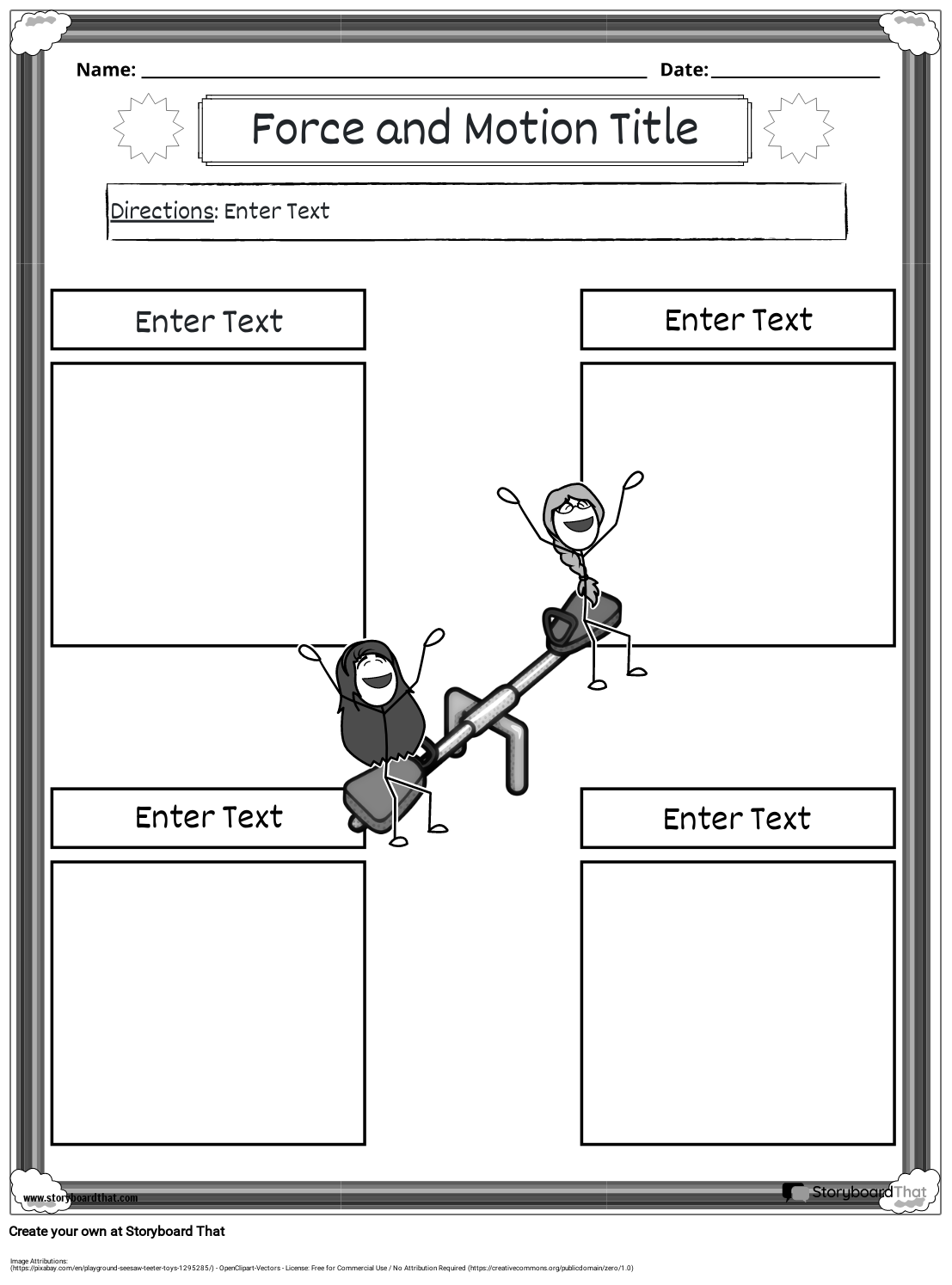 Printable Worksheets On Force And Motion 4th Grade