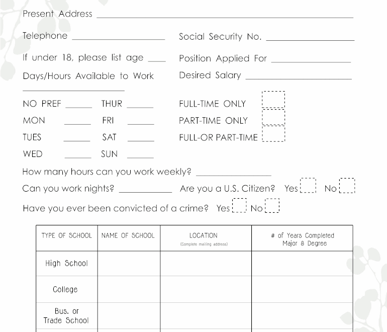 Forever 21 Application Form Fill Online Printable Fillable Blank PdfFiller