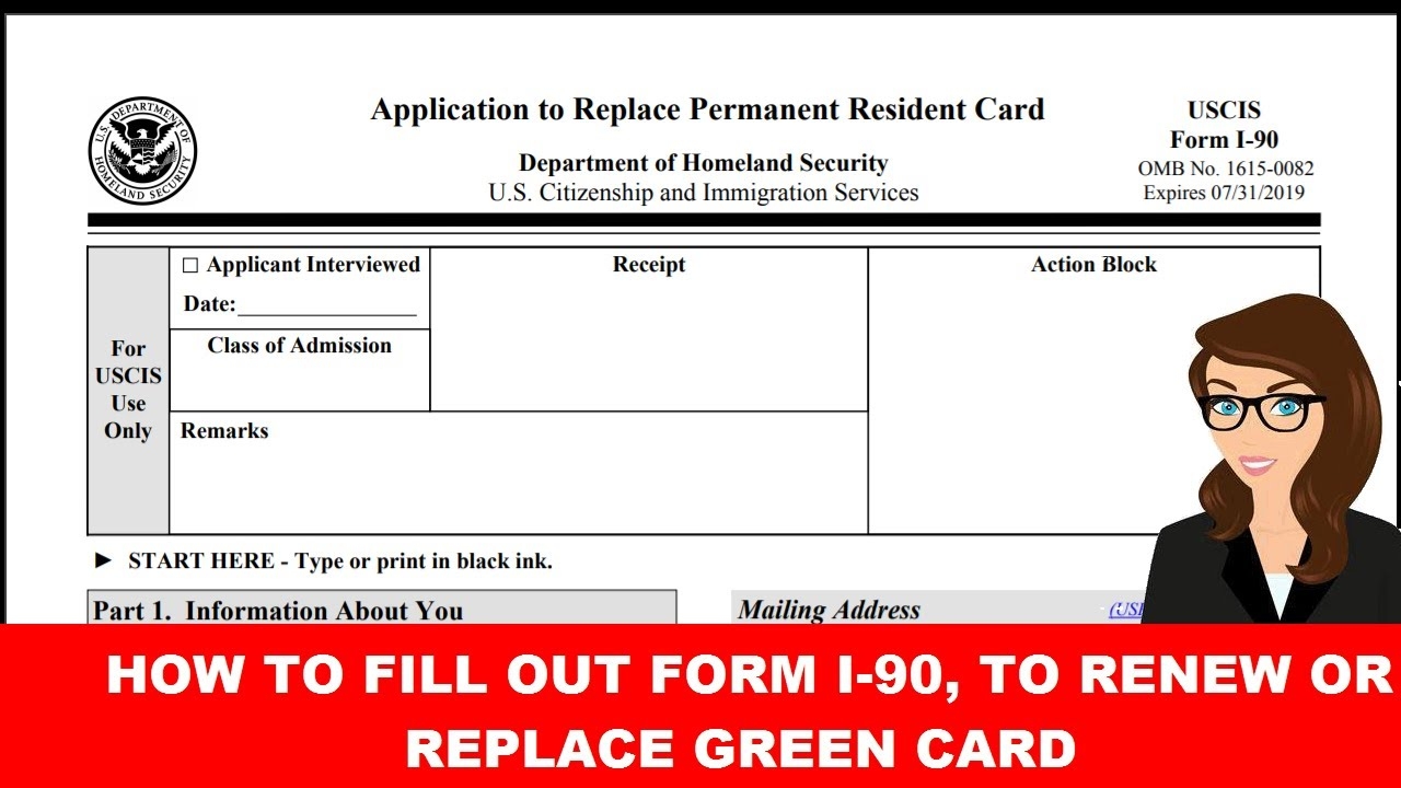 Form I 90 Fill Out Printable PDF Forms Online
