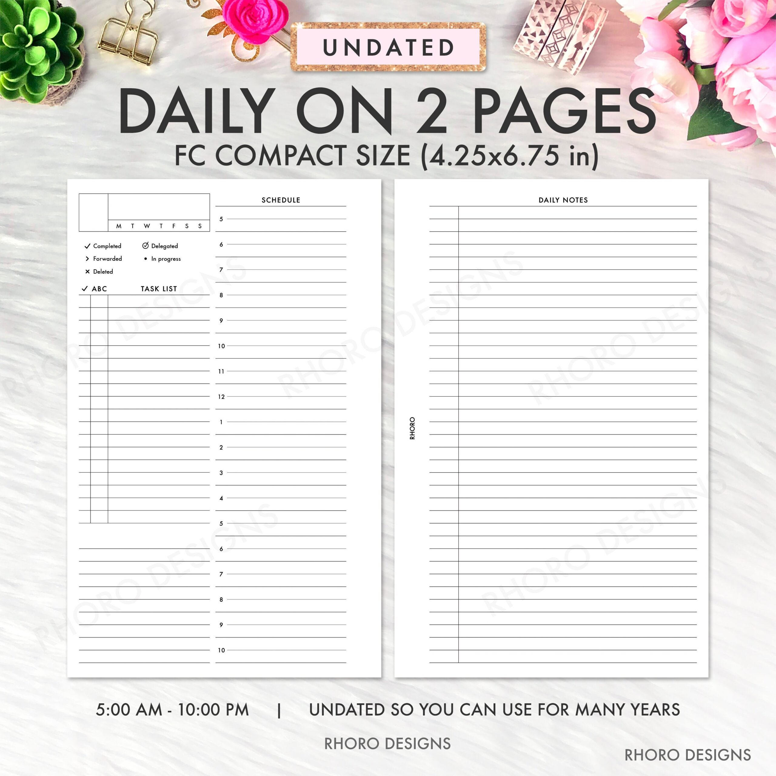 Free Printable Franklin Covey Planner Pages