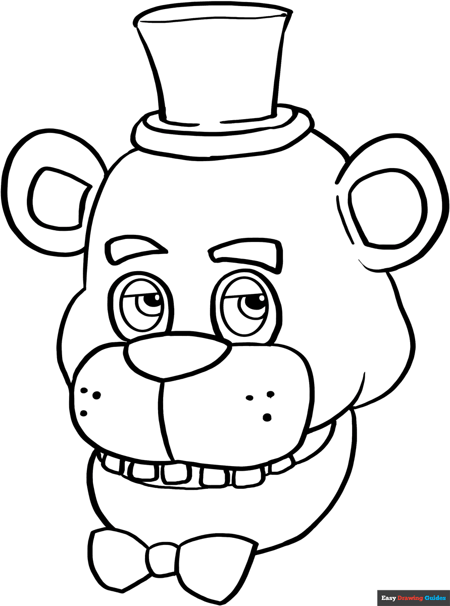Fnaf Coloring Pages Printable Games