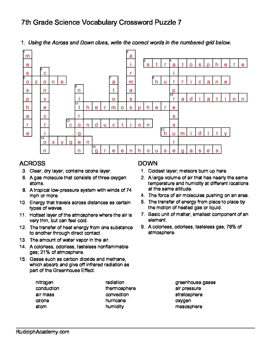 Free 7th Grade Crosswords Download Free 7th Grade Crosswords Png Images Free Worksheets On Clipart Library