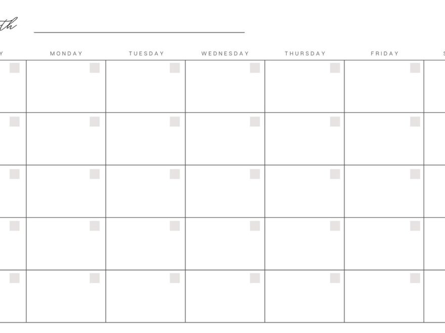 Free And Customizable Calendar Templates Canva