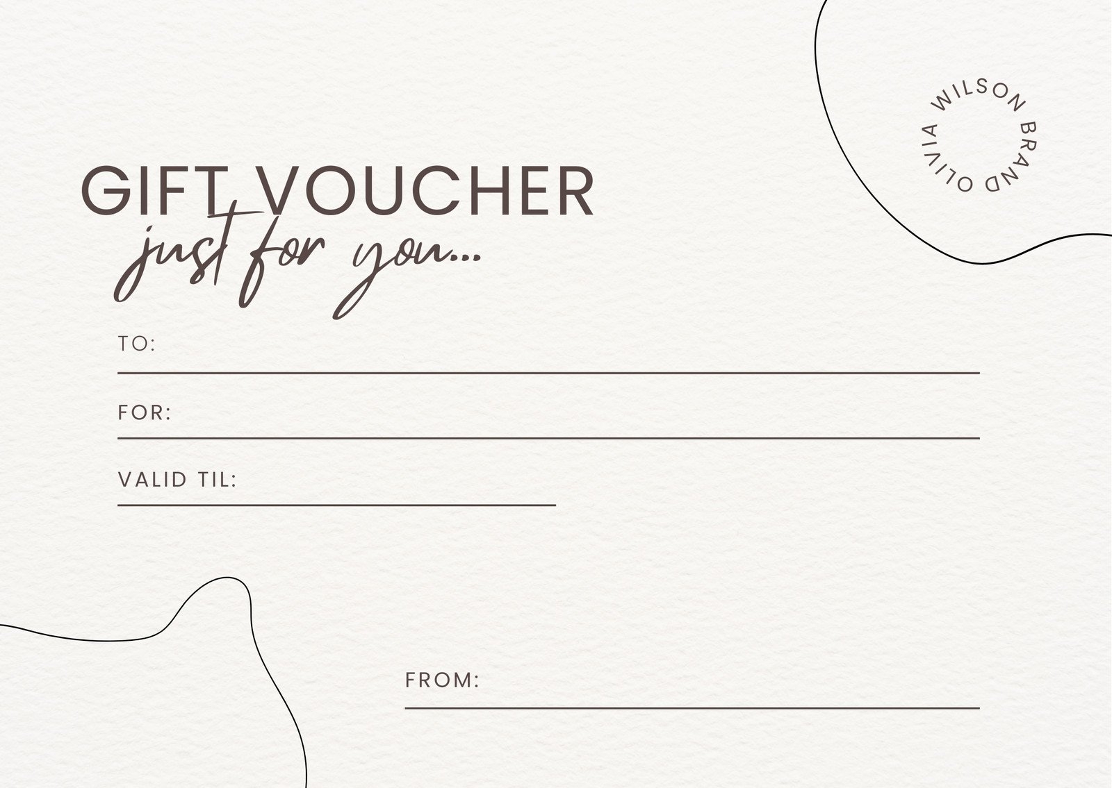 Free And Customizable Voucher Templates